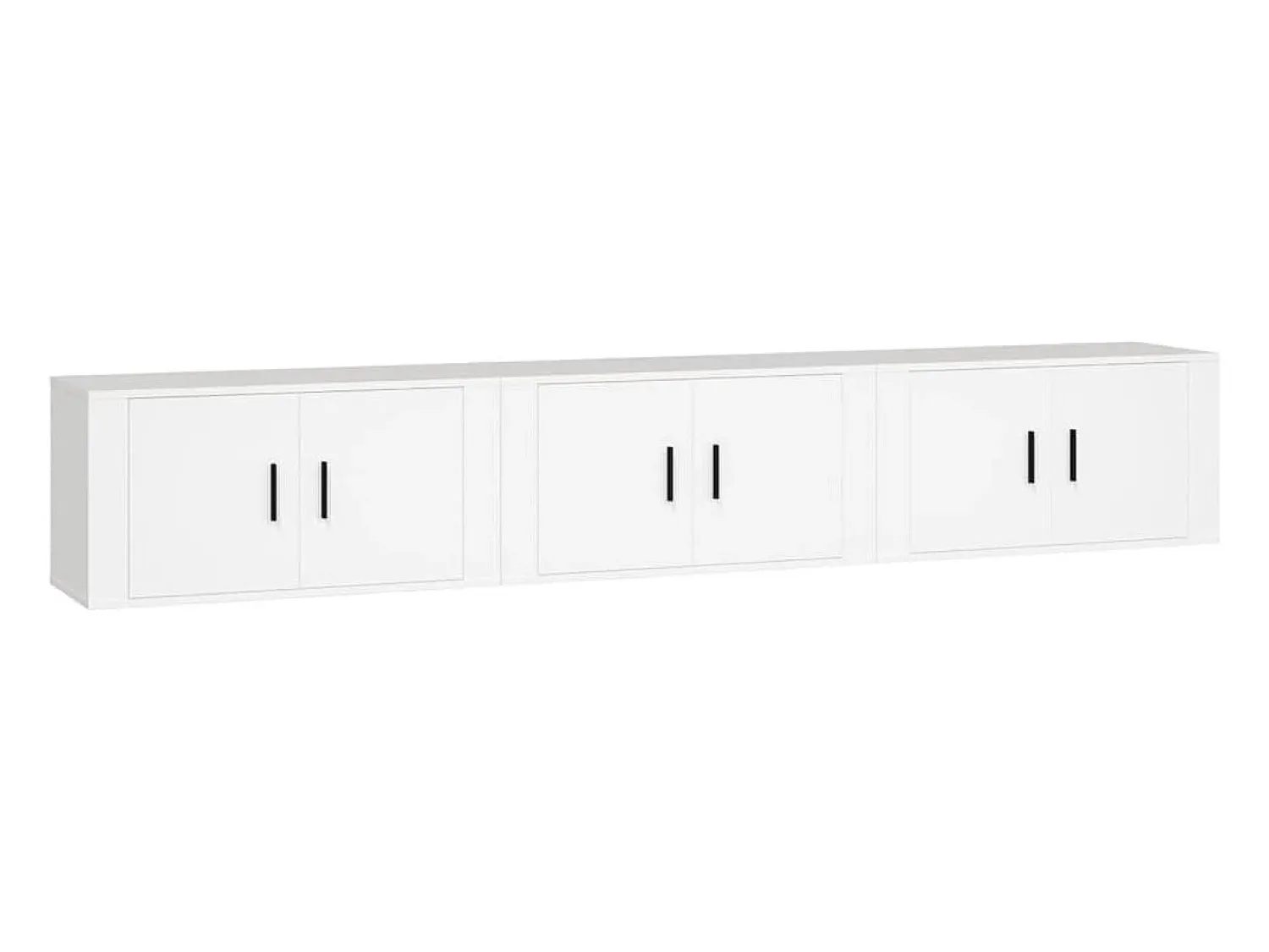 Móvel De Tv* Móveis de TV de parede 3 pcs 80x34,5x40 cm PT155301 Branco