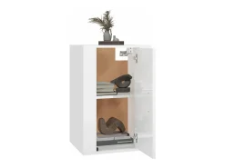 Móveis de TV de parede 2 pcs 40x34,5x60 cm brilhante PT568150^ Móvel De Tv