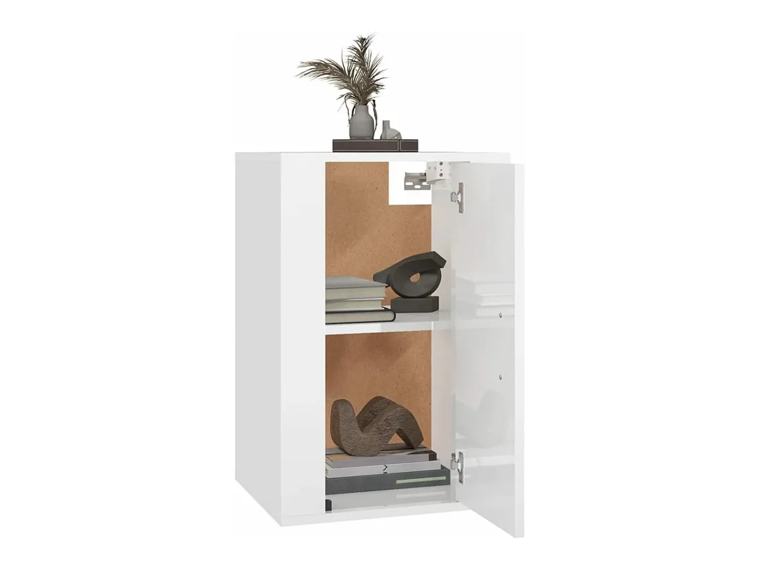 Móveis de TV de parede 2 pcs 40x34,5x60 cm brilhante PT568150^ Móvel De Tv