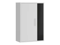 Móveis de TV Kolm Contemporary Preto e Branco com 3 portas^ Móvel De Tv