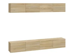 Móveis de TV para parede 4 pcs 100x30x30 cm carvalho sonoma PT667687^ Móvel De Tv
