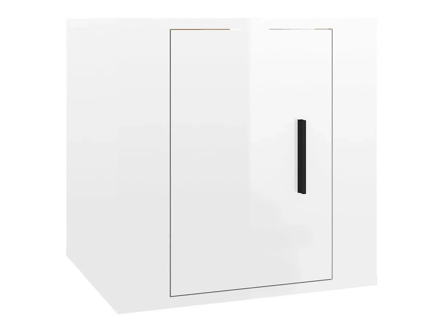 Móvel De Tv| Móveis de TV para parede 2 pcs 40x34,5x40 cm brilhante PT620343 Branco