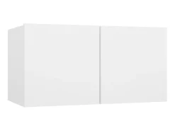 Móvel De Tv* Móveis de TV para parede 3 pcs 60x30x30 cm PT504446 Branco