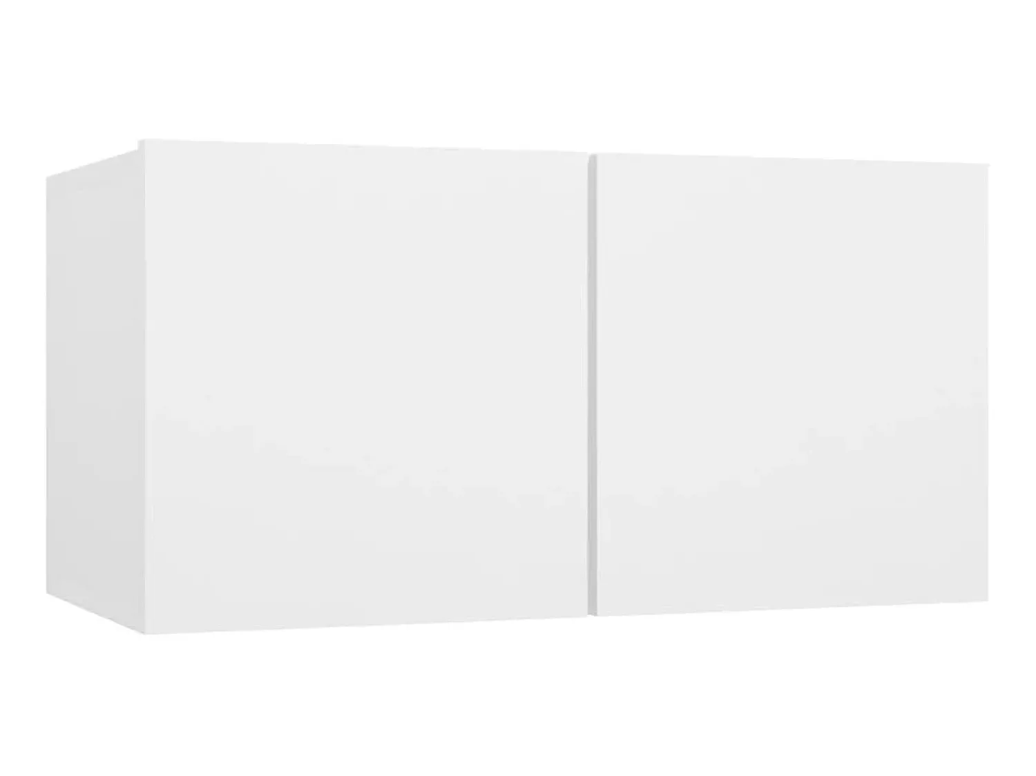 Móvel De Tv* Móveis de TV para parede 3 pcs 60x30x30 cm PT504446 Branco