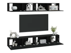 Móveis de TV parede 4 pcs 100x30x30 cm PT868372^ Móvel De Tv