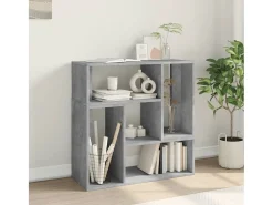 Móvel De Tv| Móveis de TV 2pcs 75x30x50 cm derivados madeira cinza cimento PT444577 Cinzento