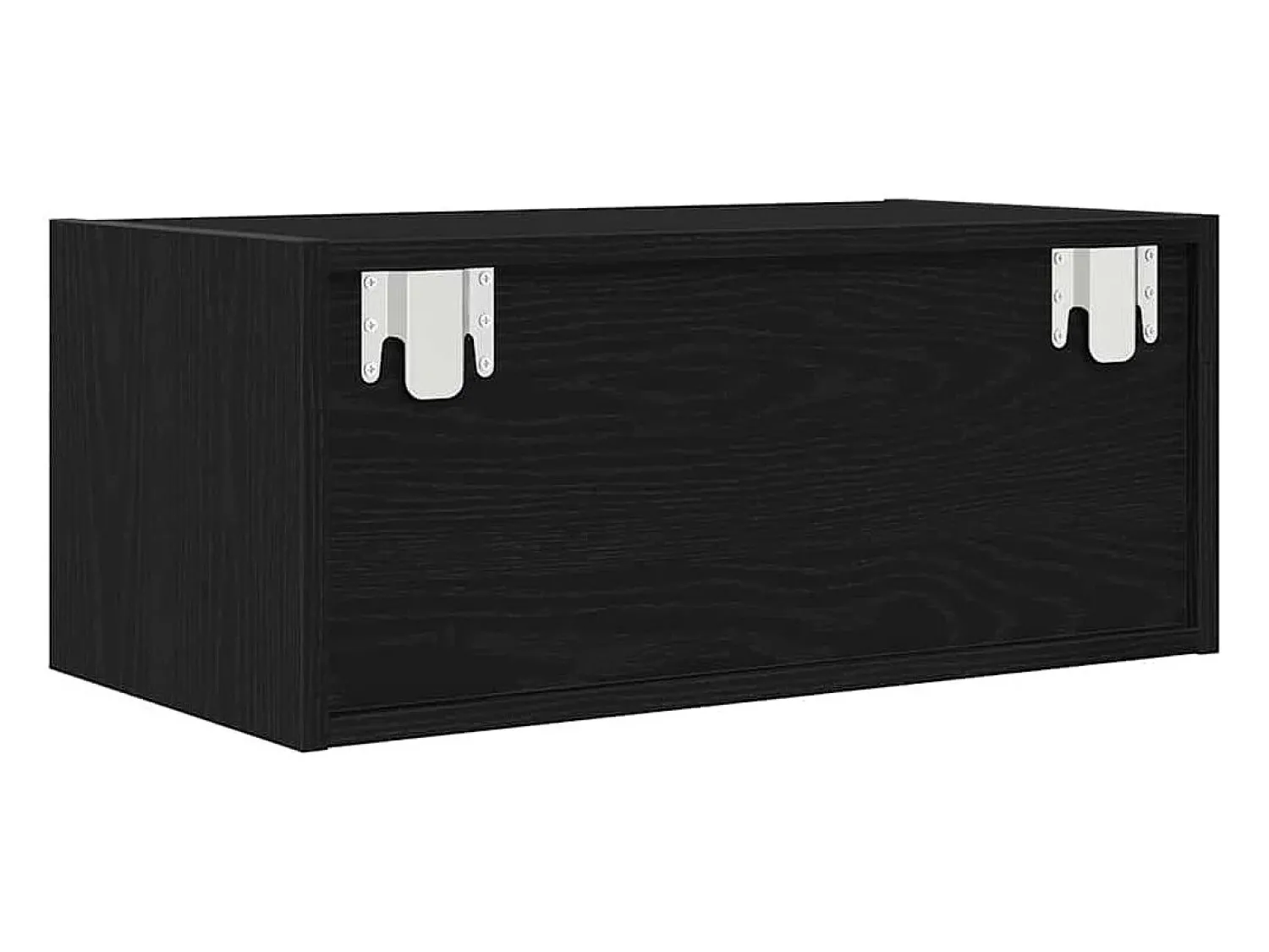 Móvel De Tv|vidaxl Móveis de TV 2pcs 60x31x25,5cm deriv. madeira carvalho Preto