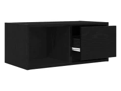 Móvel De Tv|vidaxl Móveis de TV 2pcs 60x31x25,5cm deriv. madeira carvalho Preto