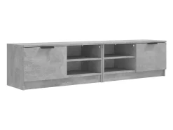 Móvel De Tv| Móveis de TV 2pcs 80x35x36,5cm madeira processada cinza cimento PT564881 Cinzento