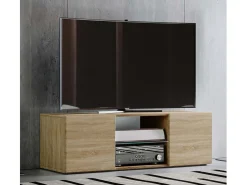 Sale VCM Móveis de TV | Lowboard | Armário de TV | Dimensões A. 40 x L. 115 x P. 36 cm | Fernseh Furniture - Lowina (Sonoma Oak) Multicor