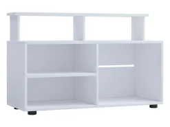 Discount VCM Móveis de TV | Lowboard | Prateleira de TV com espaço de armazenamento suficiente | Dimensões A. 59 x L. 90 x P. 36 cm | Fernseh Furniture - Balansia (Branco) Multicor