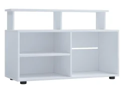 Discount VCM Móveis de TV | Lowboard | Prateleira de TV com espaço de armazenamento suficiente | Dimensões A. 59 x L. 90 x P. 36 cm | Fernseh Furniture - Balansia (Branco) Multicor
