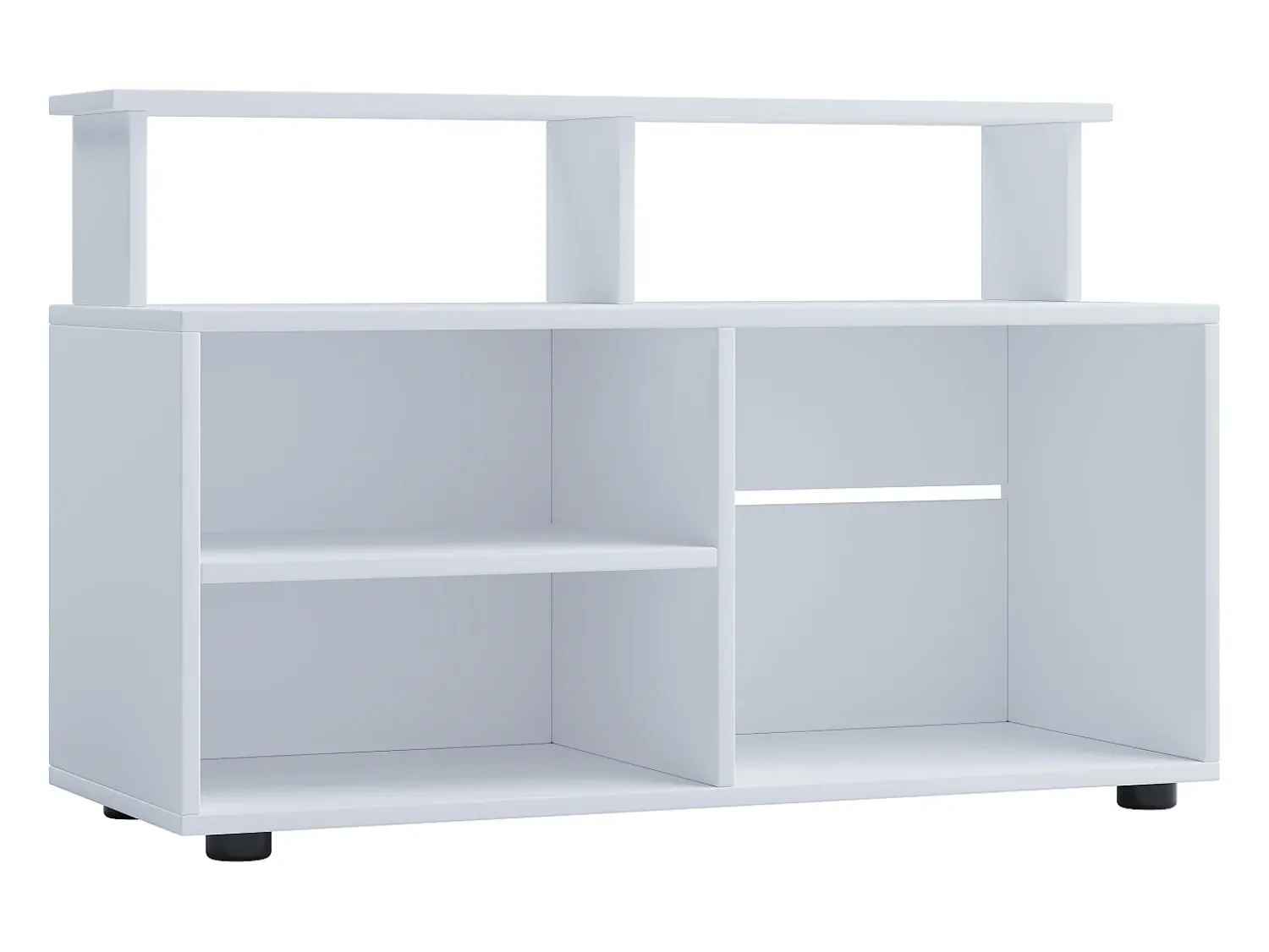 Discount VCM Móveis de TV | Lowboard | Prateleira de TV com espaço de armazenamento suficiente | Dimensões A. 59 x L. 90 x P. 36 cm | Fernseh Furniture - Balansia (Branco) Multicor