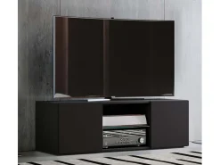 VCM Móveis de TV | Lowboard | Armário de TV | Dimensões A. 40 x L. 115 x P. 36 cm | Fernseh Furniture - Lowina (Preto)^ Móvel De Tv
