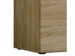 Móvel De Tv|VCM Móveis de TV | Lowboard | Armário de TV | Dimensões A. 40 x L. 95 x P. 36 cm | Fernseh Furniture - Lowina (Sonoma Oak) Multicor