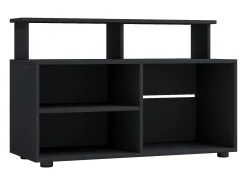 Clearance VCM Móveis de TV | Lowboard | Prateleira de TV com espaço de armazenamento suficiente | Dimensões A. 59 x L. 90 x P. 36 cm | Fernseh Furniture - Balansia (Black) Multicor
