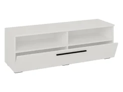 Sale VCM Móveis de TV | Lowboard | Armário de TV com espaço de armazenamento suficiente | Dimensões A. 39 x L. 115 x P. 40 cm | Fernseh Furniture – Arila XL (Branco) Multicor