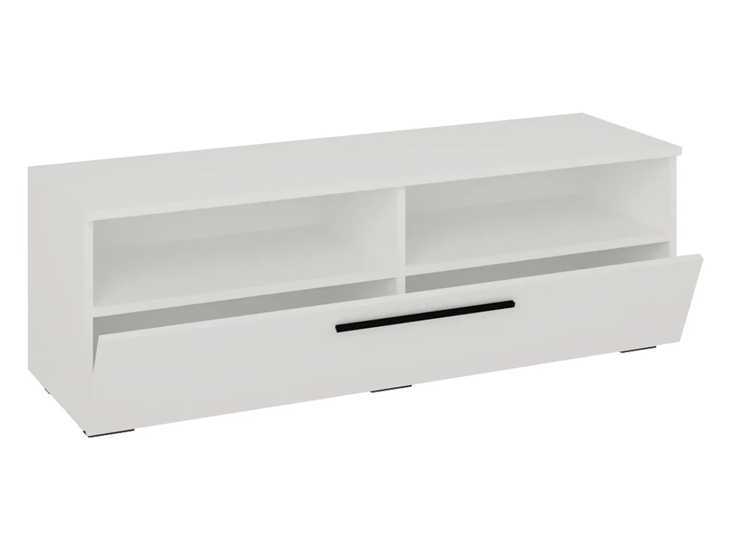 Sale VCM Móveis de TV | Lowboard | Armário de TV com espaço de armazenamento suficiente | Dimensões A. 39 x L. 115 x P. 40 cm | Fernseh Furniture – Arila XL (Branco) Multicor