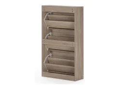 New VS Venta-stock Móveis para sapateira Angel 3 portas cor carvalho, para 18 pares Castanho
