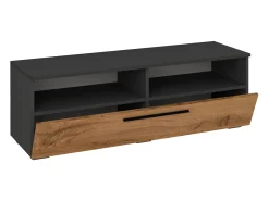 Online VCM Móveis para TV Arila Antracite/carvalho mel A. 39 x L. 115 x P. 40 cm Multicor