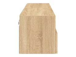 Outlet vidaxl Móveis parede TV 2pcs 60x30x30cm deriv. madeira carvalho sonoma Castanho