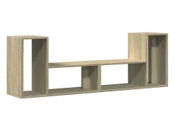 Hot Móveis TV 2 pcs 75x30x50 cm derivados madeira carvalho sonoma PT382715 Castanho