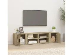 Clearance Móveis TV 2 pcs 80x31,5x36 cm derivados madeira carvalho sonoma PT328259 Castanho