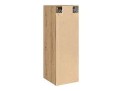 Online vidaxl Móveis TV 2 pcs 30,5x30x90 cm deriv. madeira carvalho artisiano Castanho