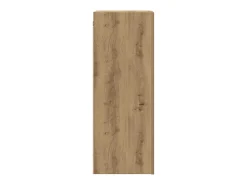 Online vidaxl Móveis TV 2 pcs 30,5x30x90 cm deriv. madeira carvalho artisiano Castanho