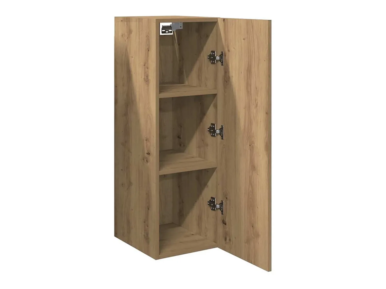 Online vidaxl Móveis TV 2 pcs 30,5x30x90 cm deriv. madeira carvalho artisiano Castanho