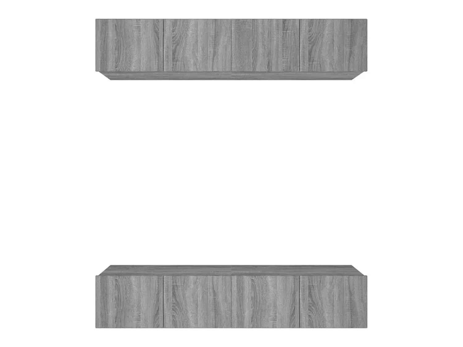 Móveis TV 4 pcs 80x30x30cm derivados de madeira sonoma PT981371^ Móvel De Tv