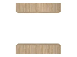 Sale Móveis TV 4 pcs 80x30x30cm derivados de madeira carvalho sonoma PT454549 Castanho
