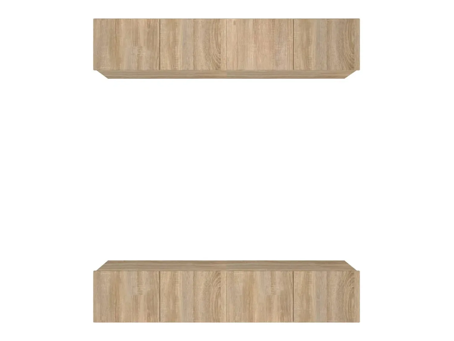 Sale Móveis TV 4 pcs 80x30x30cm derivados de madeira carvalho sonoma PT454549 Castanho