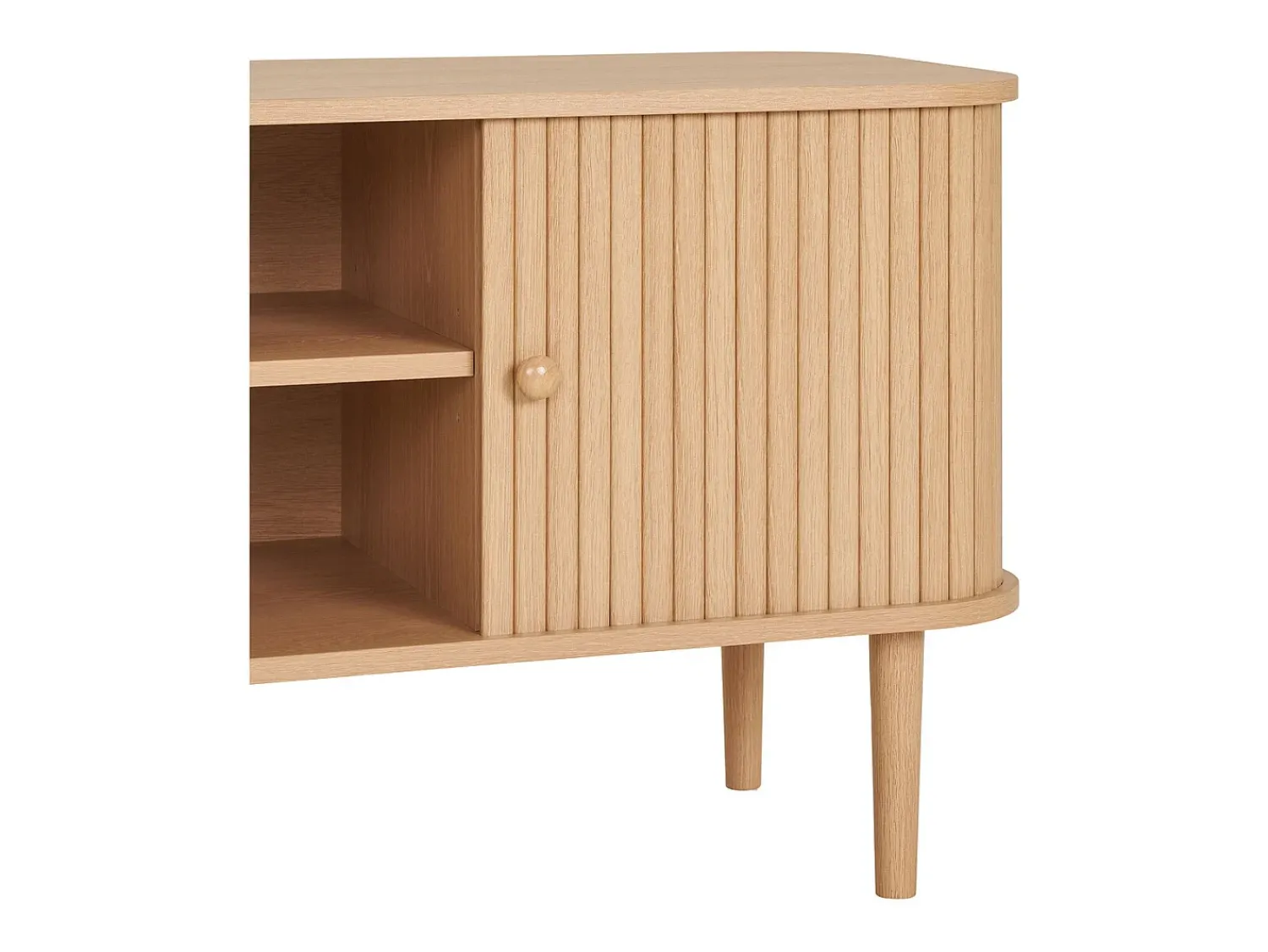 Móvel De Tv* Móveis TV Nikko, Castanho, 113x40x51,5 cm, Kendra Home Castanho chocolate