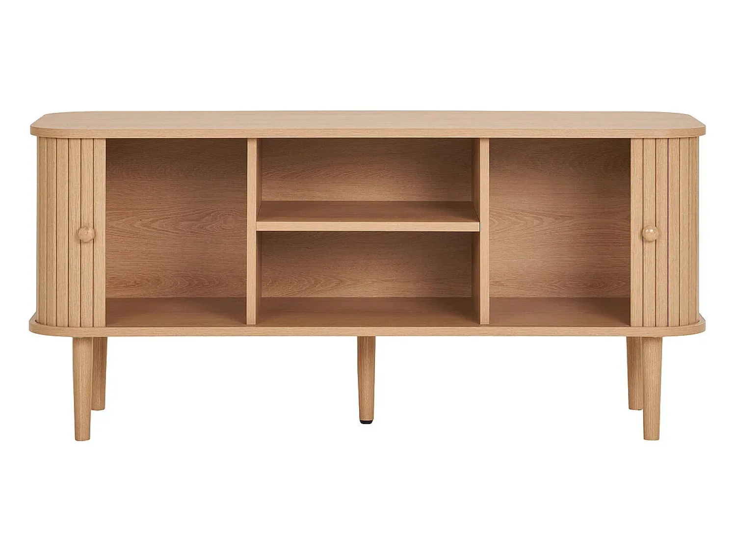 Móvel De Tv* Móveis TV Nikko, Castanho, 113x40x51,5 cm, Kendra Home Castanho chocolate