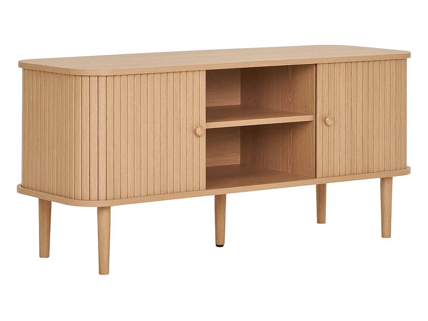 Móvel De Tv* Móveis TV Nikko, Castanho, 113x40x51,5 cm, Kendra Home Castanho chocolate