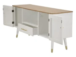 Móvel De Tv* Móveis TV VKH228, , 117x40x60 cm, Kendra Home Branco