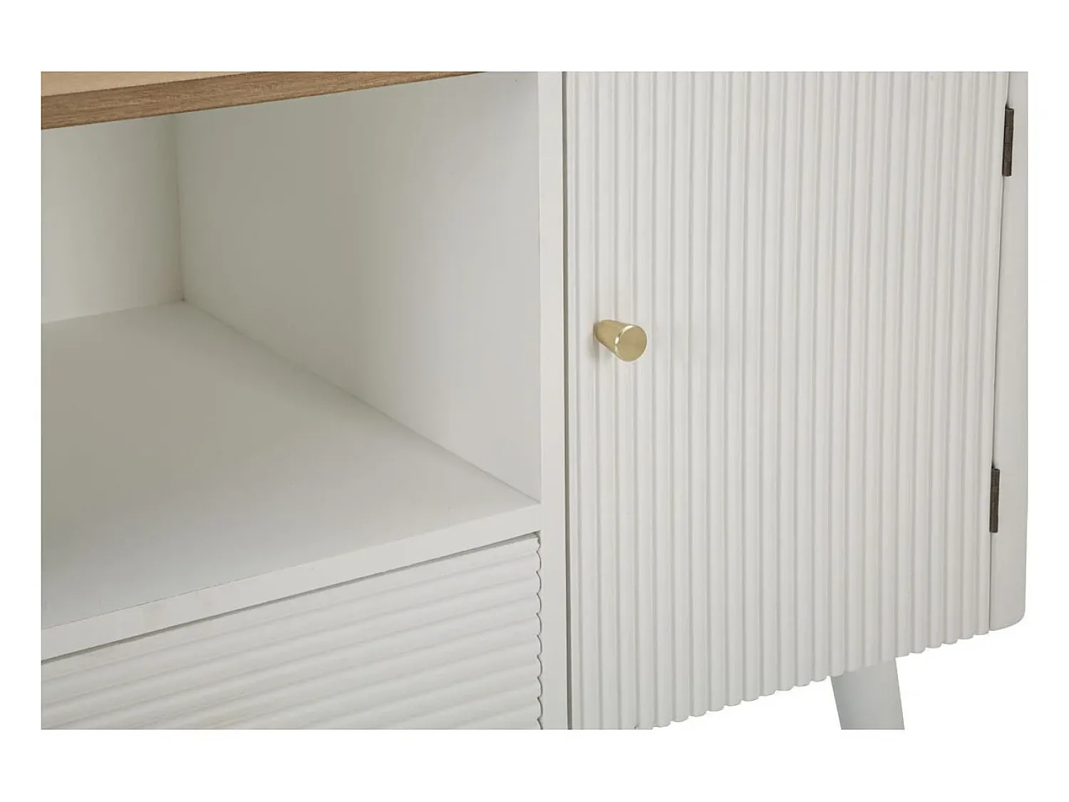 Móvel De Tv* Móveis TV VKH228, , 117x40x60 cm, Kendra Home Branco