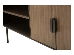 Móvel De Tv| Móveis TV VKH229, Castanho, 150x42x58 cm, Kendra Home Cinzento