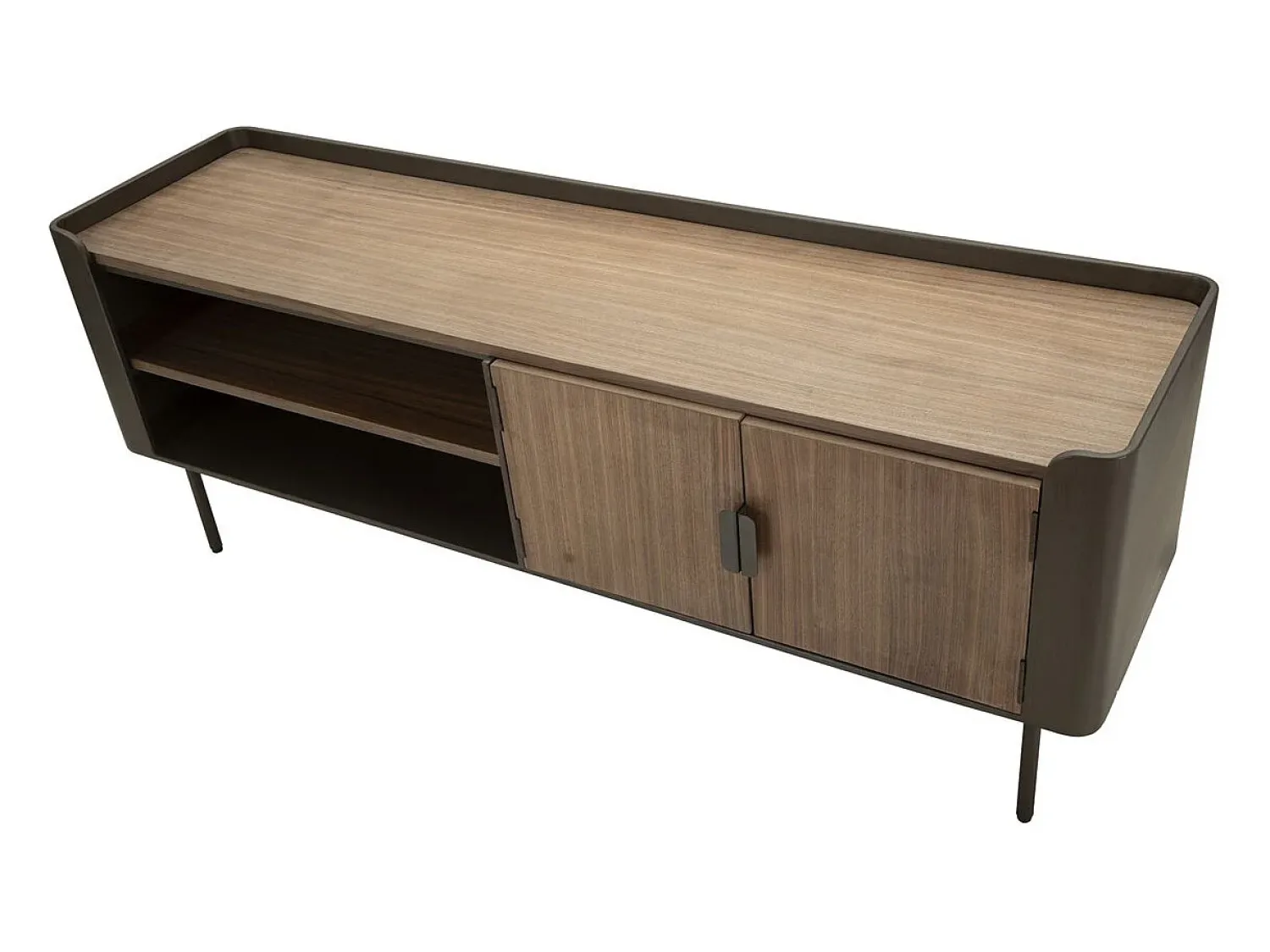 Móvel De Tv| Móveis TV VKH229, Castanho, 150x42x58 cm, Kendra Home Cinzento
