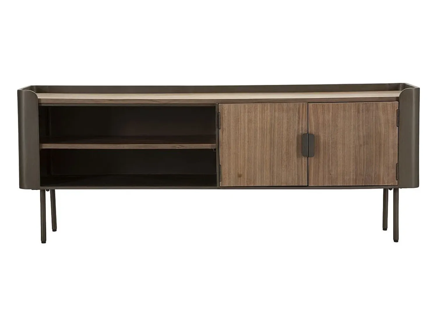 Móvel De Tv| Móveis TV VKH229, Castanho, 150x42x58 cm, Kendra Home Cinzento