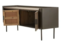 Móvel De Tv| Móveis TV VKH229, Castanho, 150x42x58 cm, Kendra Home Cinzento