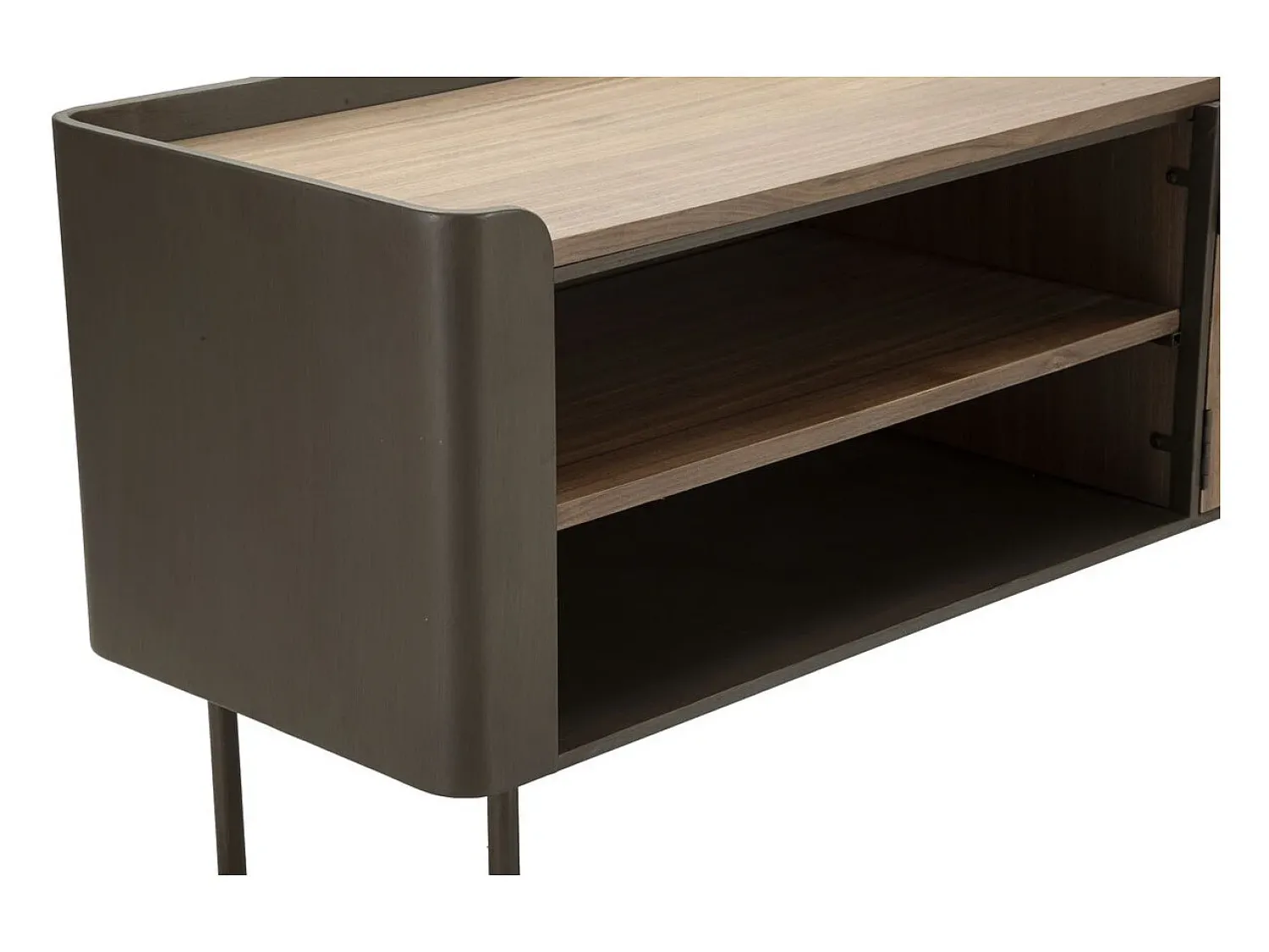 Móvel De Tv| Móveis TV VKH229, Castanho, 150x42x58 cm, Kendra Home Cinzento