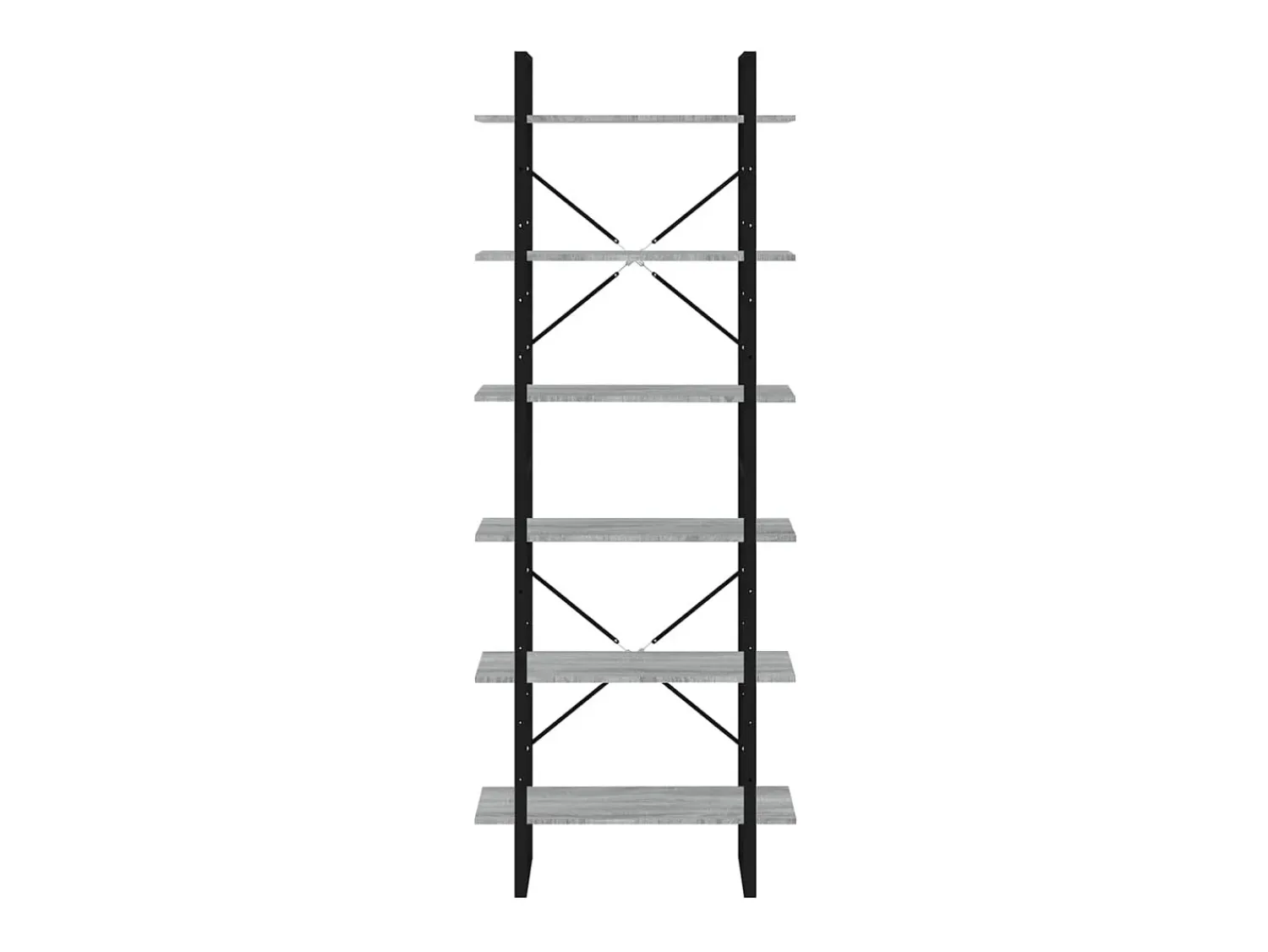 Clearance Móvel alto 80x30x210 cm derivados de madeira sonoma PT136273 Cinzento