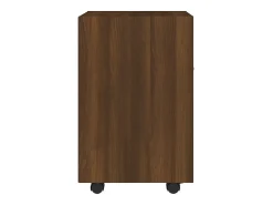 New vidaxl Móvel apoio rodas 33x38x60cm deriv. madeira carvalho castanho Natural claro