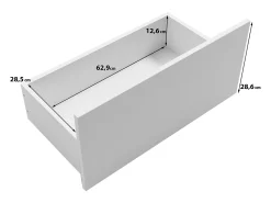 Móvel baixo de TV moderno 180 cm com LED – móvel alto fosco com gavetas e prateleiras, carvalho wotan^ Móvel De Tv