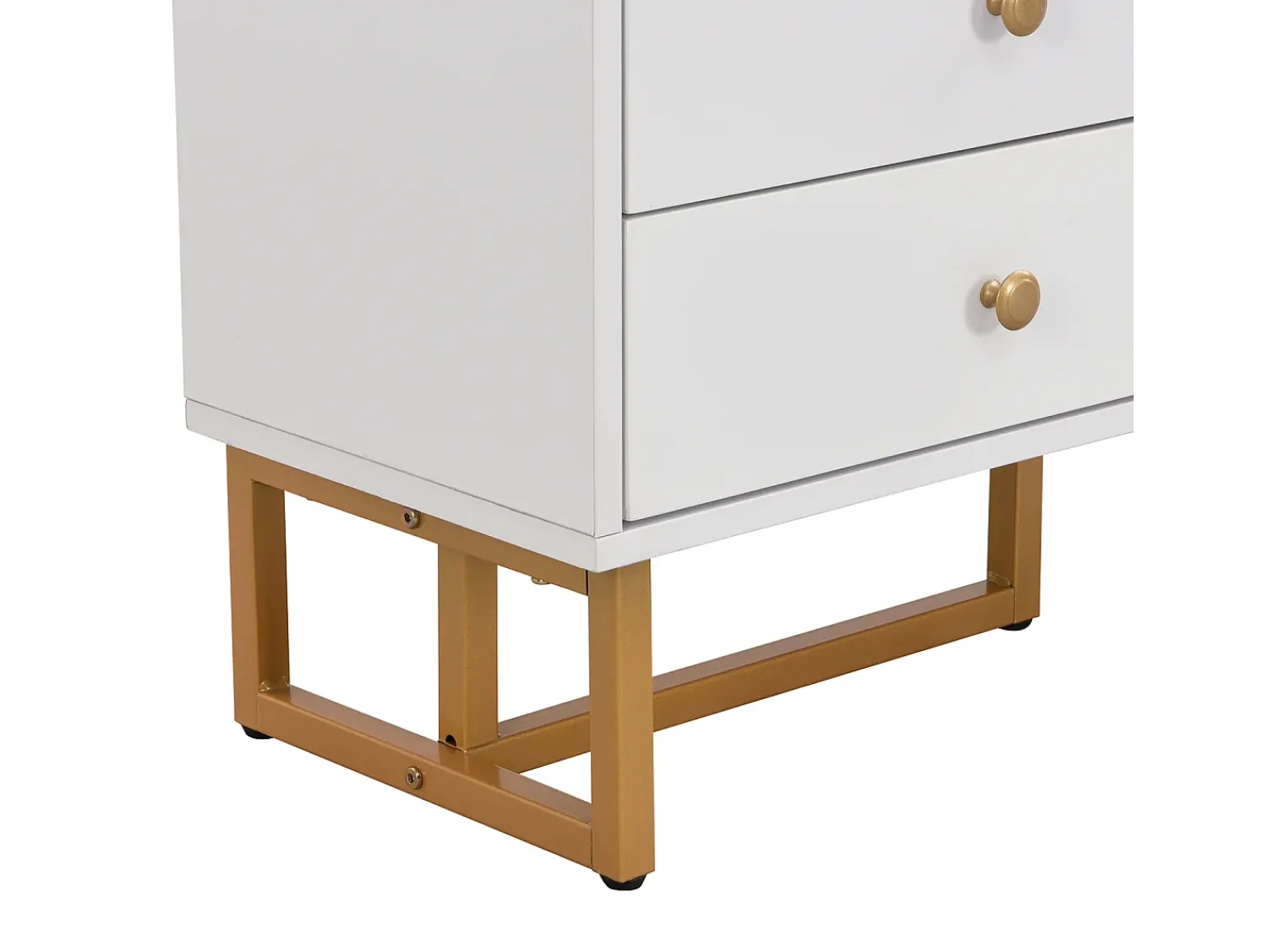 Móvel De Tv* Móvel baixo para TV, 175 cm de comprimento, com 4 gavetas e portas, suporte para TV com pés de metal dourado, . Branco