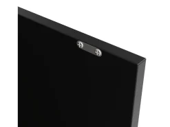 Móvel De Bar|Hauss Spole Móvel bar giratório com 2 gavetas, 1 porta e 2 nichos, corpo com tampo em folheado de madeira - 138x39x104cm Preto