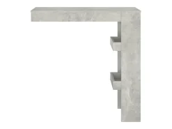 Móvel bar parede 102x45x103,5cm derivados madeira cinza cimento PT301786^ Móvel De Bar