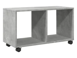vidaxl Móvel c/ rodas 72x33x42,5 cm derivados madeira cimento^ Mesa De Apoio